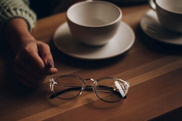 coffee and glasses