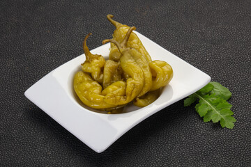 Pickled green pepper