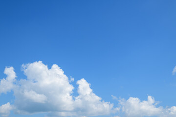 Fototapeta premium White clouds on blue sky