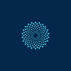 BEST MANDALA FLOWER ABSTRACT LOGO VECTOR EDITABLE