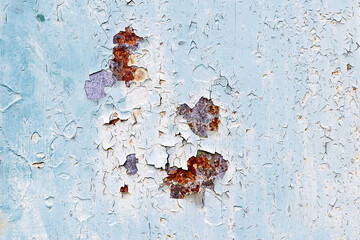 gray-blue structure of old cracked paint 2