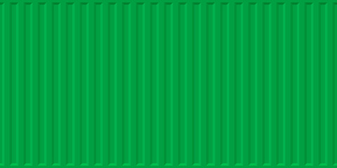 Green cargo container. Surface texture and background of sea container