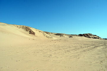 Motion blure. Jeep safari.Photos were taken while driving. Desert of Sinai Peninsula, Egypt. Near Sharm El Sheikh