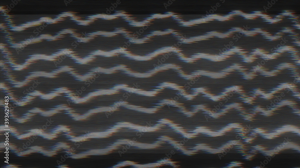 Poster noise grunge rgb waves damage distorted no signal abstract background