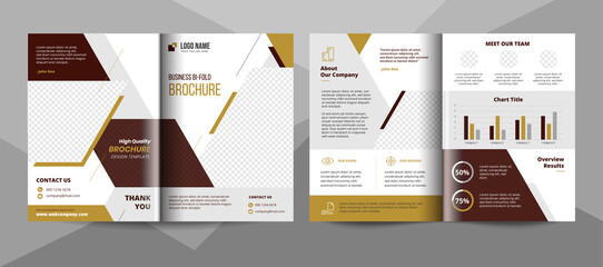 Creative corporate business brochure template. Corporate business flyer template.