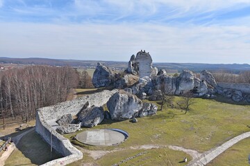 Zamek Ogrodzieniec na Podzamczu, Orle Gniazdo na Jurze Krakowsko- Częstochowskiej © Albin Marciniak