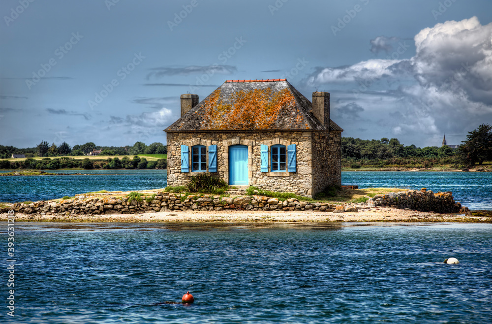 Wall mural from saint-cado, brittany