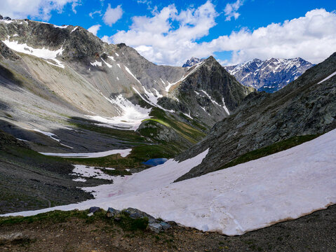 Col fde la Valette - Vall&eacute;e de Champol&eacute;on - Parc des &eacute;crins (Hautes-Alpes)
