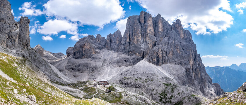 Dolomiti, panorami dal Rifugio Pradidali