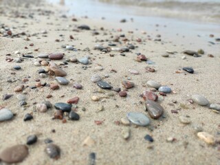 stones on the beach