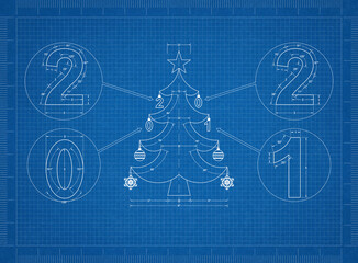 Christmas tree 2021 Blueprint