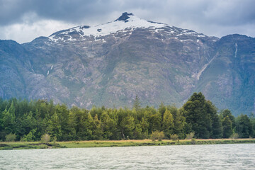 Caleta Tortel bay at Patagonia - Chile.