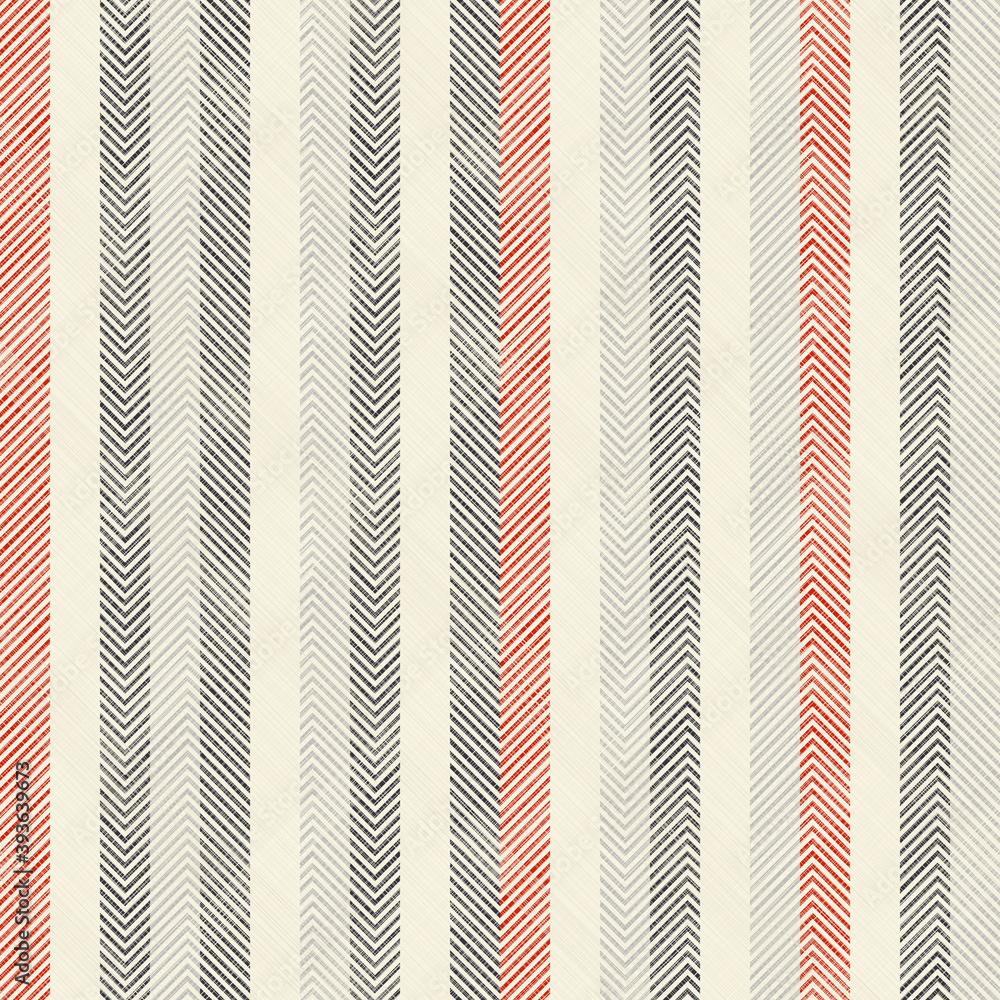 Poster Abstract seamless striped geometric pattern in retro colors. Vector shabby striped pattern can be used for ceramic tile, wallpaper, linoleum, textile, web page background