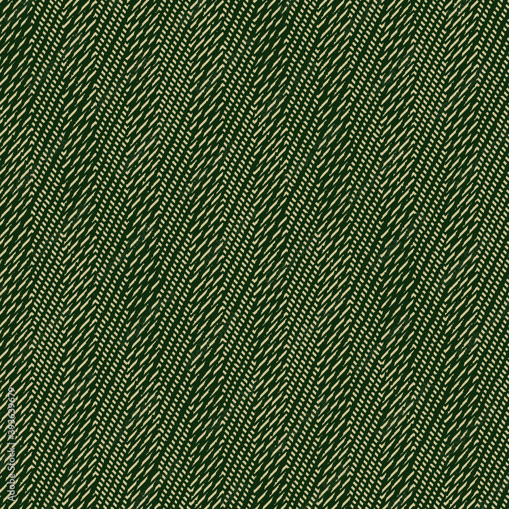 Poster Seamless abstract chevron pattern. Hand drawn tweed pattern. Seamless geometric design. Vector.