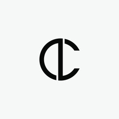 the initials D logo on a clean white background