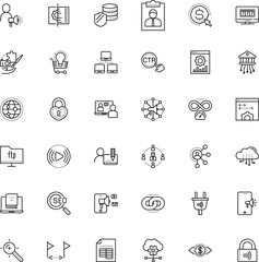 internet vector icon set such as: programming, view, video streaming, fun, excel, dollar, sheet, referral, pen, location, revenue, keywords, setting, solid, employer, rectangle, winner, layout