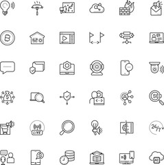 internet vector icon set such as: document, event, restaurant, training, skin, note, answer, conversation, graphic, television, programmer, real, dictionary, consulting, computer-based training