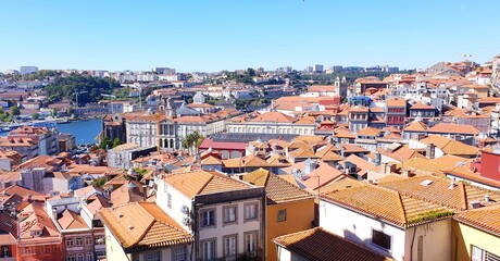 Fototapeta na wymiar Cityscape of Porto capital city of Portugal