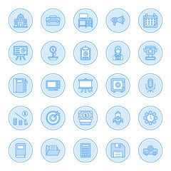 Work Space icon pack for your web site design, logo, app, UI. Vector graphics illustration and editable stroke. EPS 10.