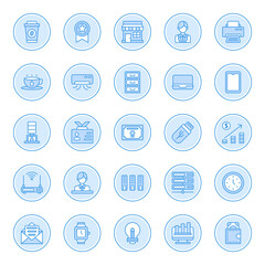 Work Space icon pack for your web site design, logo, app, UI. Vector graphics illustration and editable stroke. EPS 10.