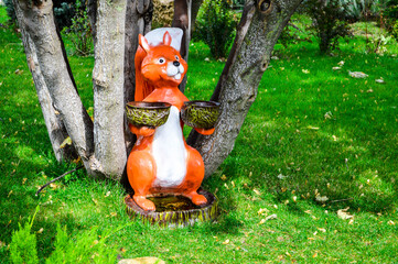 squirrel under the tree