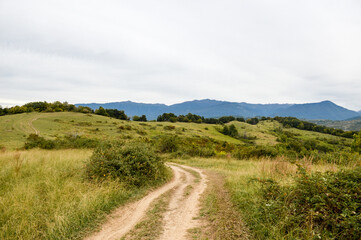 this road leads to the mountains