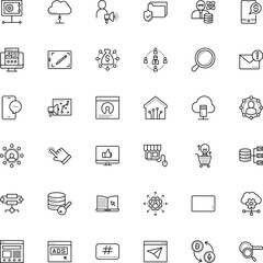 internet vector icon set such as: international, instrument, satisfaction, pathway, analyst, trend, wireframe, control, student, pay, help, visual, vault, sponsor, lamp, comment, tweet, structure