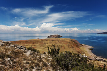 Fototapeta na wymiar Lac Titicaca au Pérou