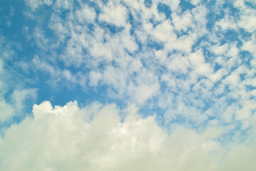 blue sky with clouds
