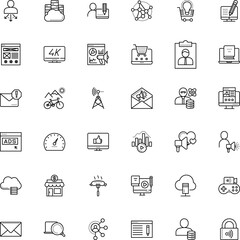 Fototapeta premium internet vector icon set such as: love, slider, address, program, knowledge, energy, novel, data center, event, hd, reading, cup, workspace, junk, restaurant, buy, council, radio, pagoda, vietnamese