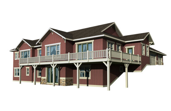 3D Multistory House Model