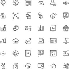 internet vector icon set such as: touch, funding, intelligence, school, electric, stay home, cryptocurrency, source, call, machine, manager, contact, streaming, improvement, volume, filled, note