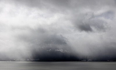 Rain Storm Over Lake Chapala.