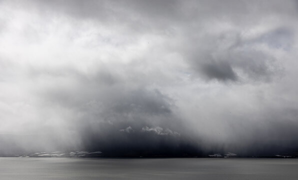 Rain Storm Over Lake Chapala. © Phil