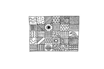 hand drawn illustration of an book