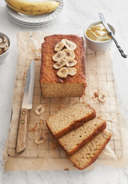 Homemade banana bread