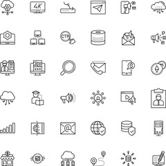 internet vector icon set such as: young, contact, idea, secret, forum, icons, desktop, blogging, travel, solution, menu, program, plug, architecture, recognition, push, cloudscape, point, storefront