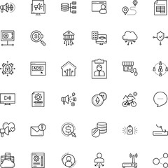 internet vector icon set such as: algorithm, badge, male, asean, road, news, loudspeaker, identity, blue, automation, oriental, architecture, data architecture, inspect, remote, publish, png, optical