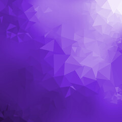 Violet gradient low poly triangles shape abstract background illustration, trendy dynamic design background