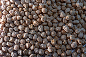 sprinkled legume chickpeas