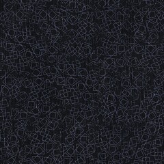 Seamless patterned denim jean geo for repeat print. High quality illustration. Grungy trendy street wear design. Real detailed denim texture with geometric pattern overlay. Navy blue deep dark colors.