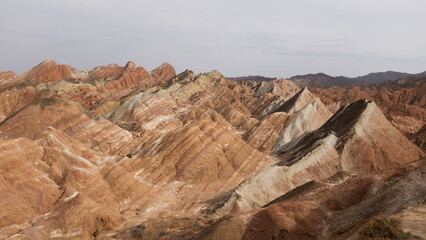 Danxia Landform Landscape in Northwest China