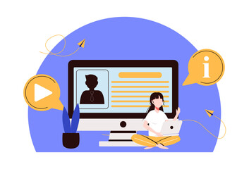 Registration abstract concept vector illustration. Registration page, name and password field, fill in form, menu bar, corporate website, create account, user information abstract metaphor.