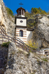Fototapeta na wymiar Medieval Basarbovo Rock Monastery, Bulgaria