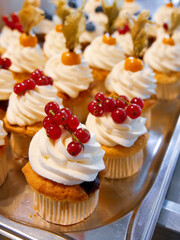 cupcake with cream
