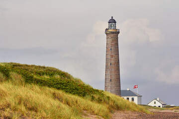 Fototapeta na wymiar Leuchtturm von Skagen in Dänemark