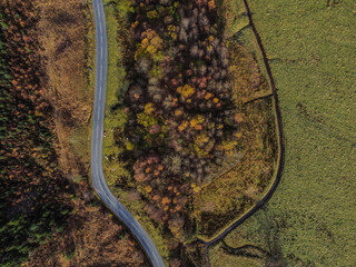 Glen Nevis with a drone, highland , Scotland, Fort William. © nehuen