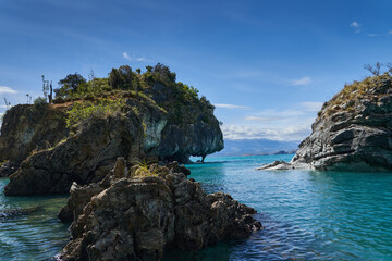 Marbel Caves, General Carrera Lake, or Lake Buenos Aires. It is located along the carretera austral...