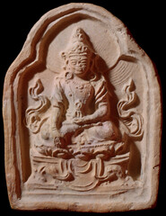 The Buddha - ceramic votive plaque - China, Song Dynasty - genuine
- 393688049