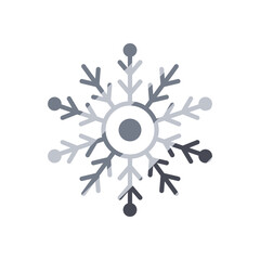 snowflake, christmas and winter concept, line degraded style icon